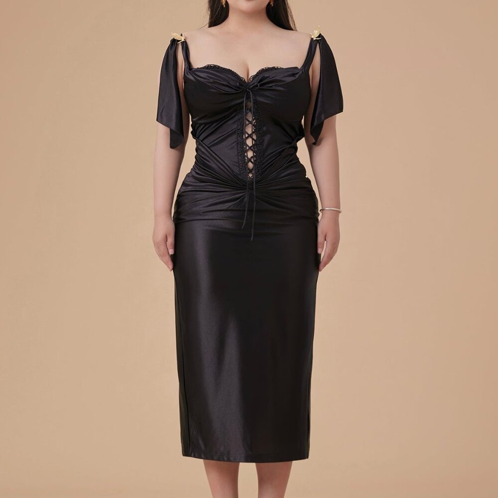 Lacemade Curve & Plus St. Phoenix Corset Dress NWOT